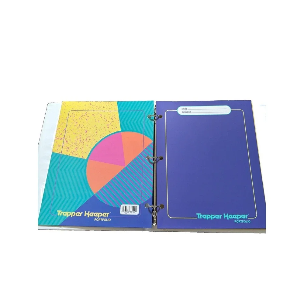 Mead Retro 80s Trapper Keeper Colorblock 3 Ring Binder – Original Design